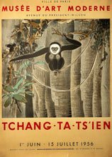 Charger l'image dans la galerie, Affiche d'exposition "Tchang-Ta-Ts'ien" au musée d'art moderne de Paris. 1956.
