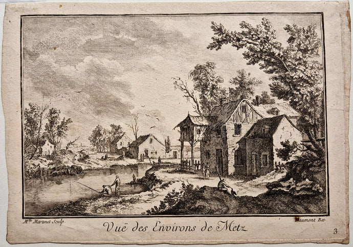 Vue des environs de Metz. Martinet.