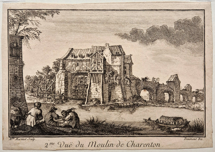 2ème vue du Moulin de Charenton. Martinet.