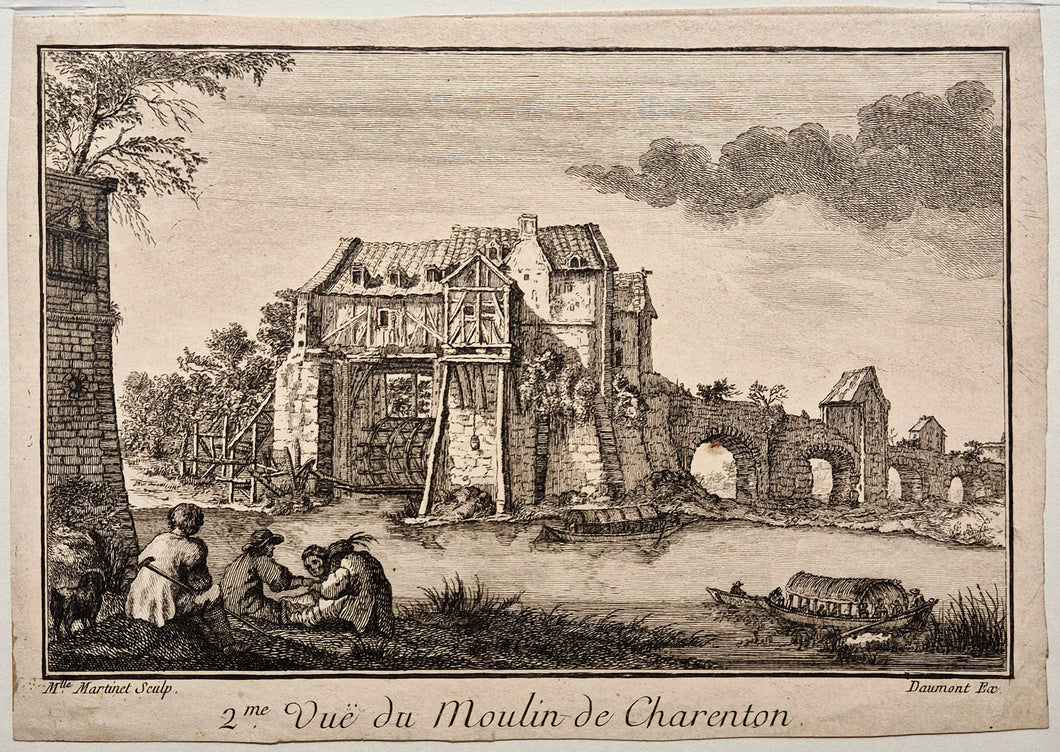 2ème vue du Moulin de Charenton. Martinet.