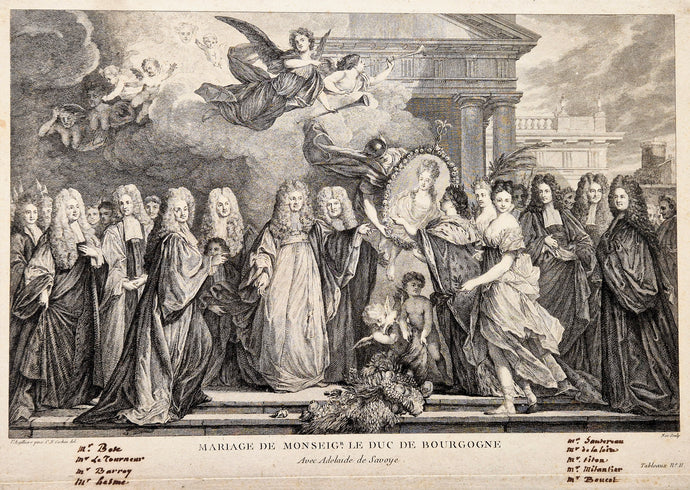 Mariage de monseigneur le Duc de Bourgogne. Nee.