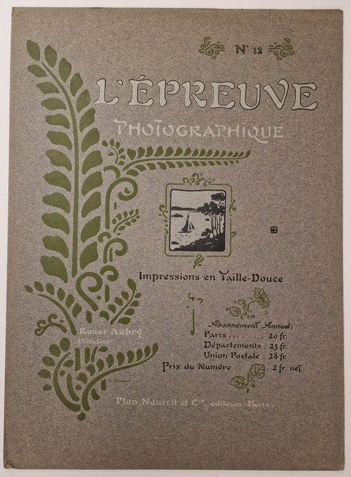 L'Epreuve photographique n°12. Auriol.