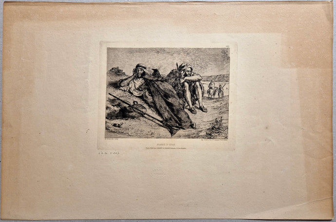 Arabes d'Oran. Delacroix. 