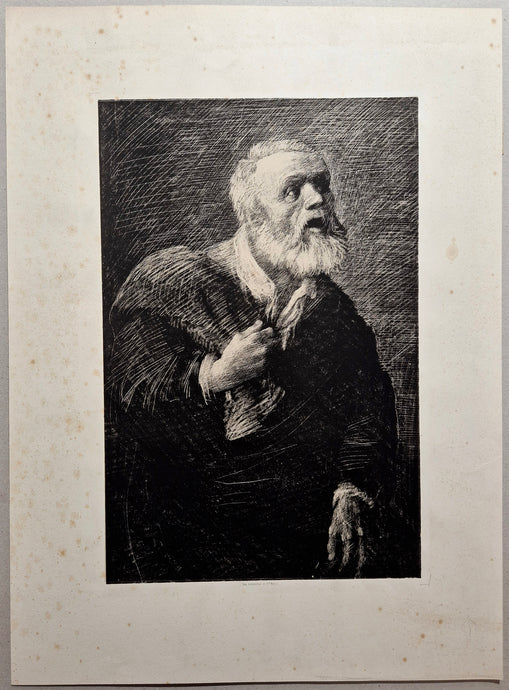 Le crieur de nuit. Legros dessin.