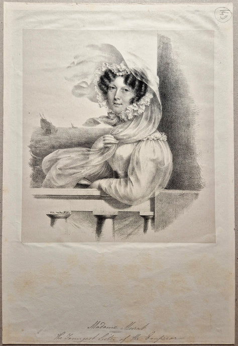 Madame Murat. Teltscher dessin.