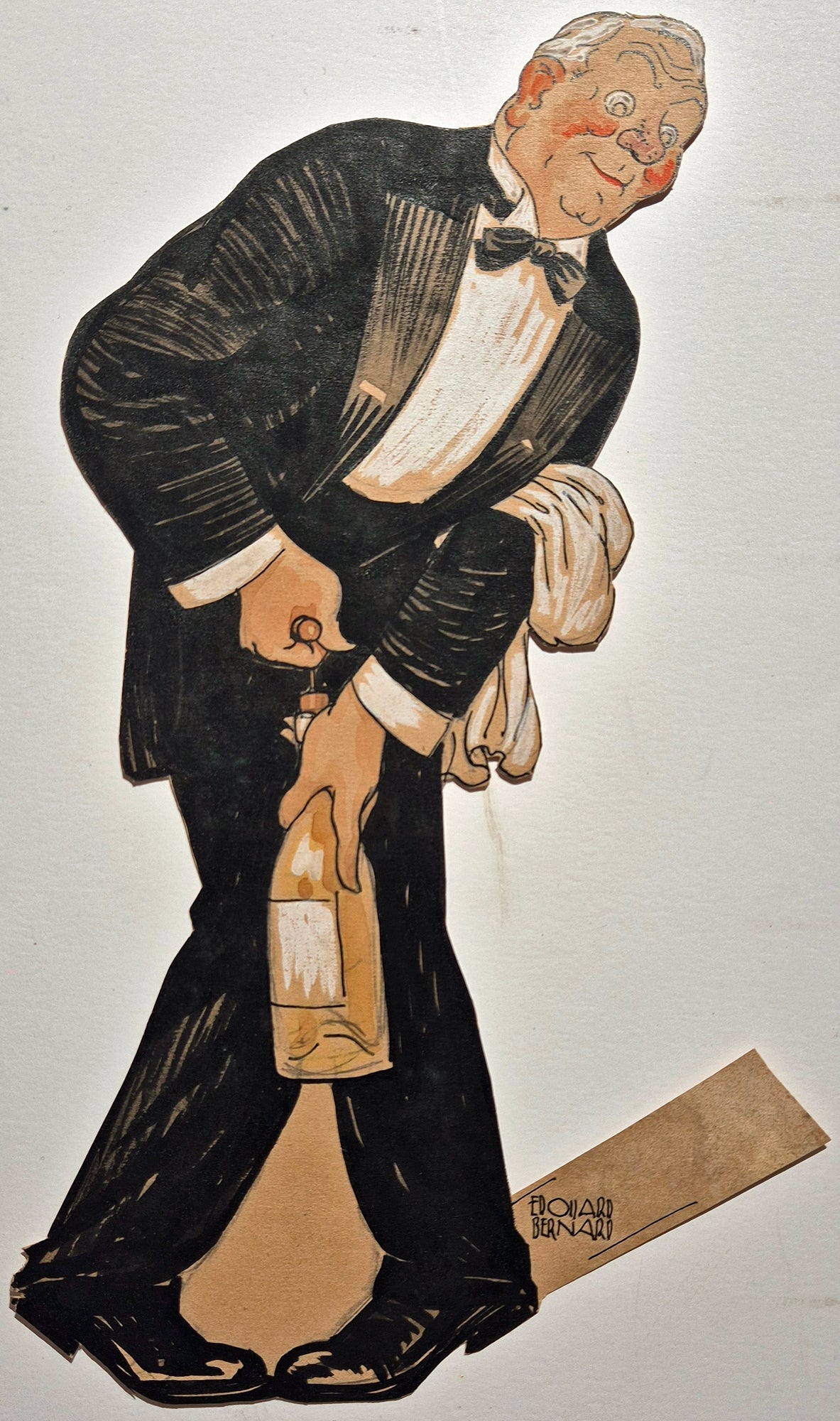 [Le sommelier]. Bernard dessin.