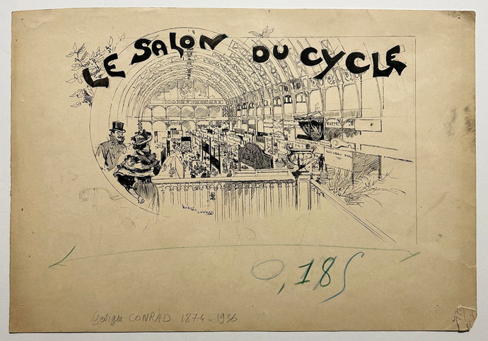 Le salon du cycle. Conrad dessin.