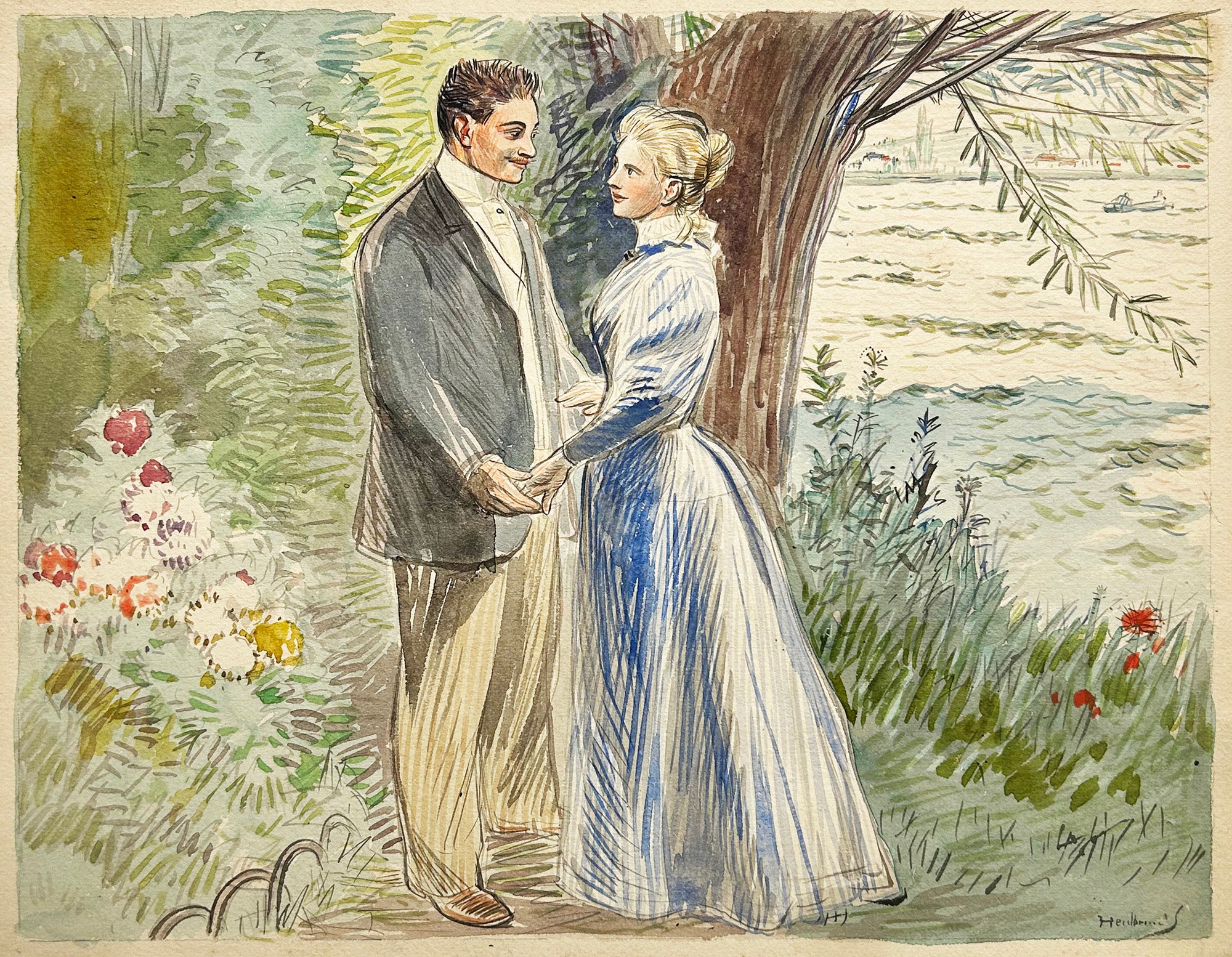 [La déclaration]. Heidbrinck dessin.