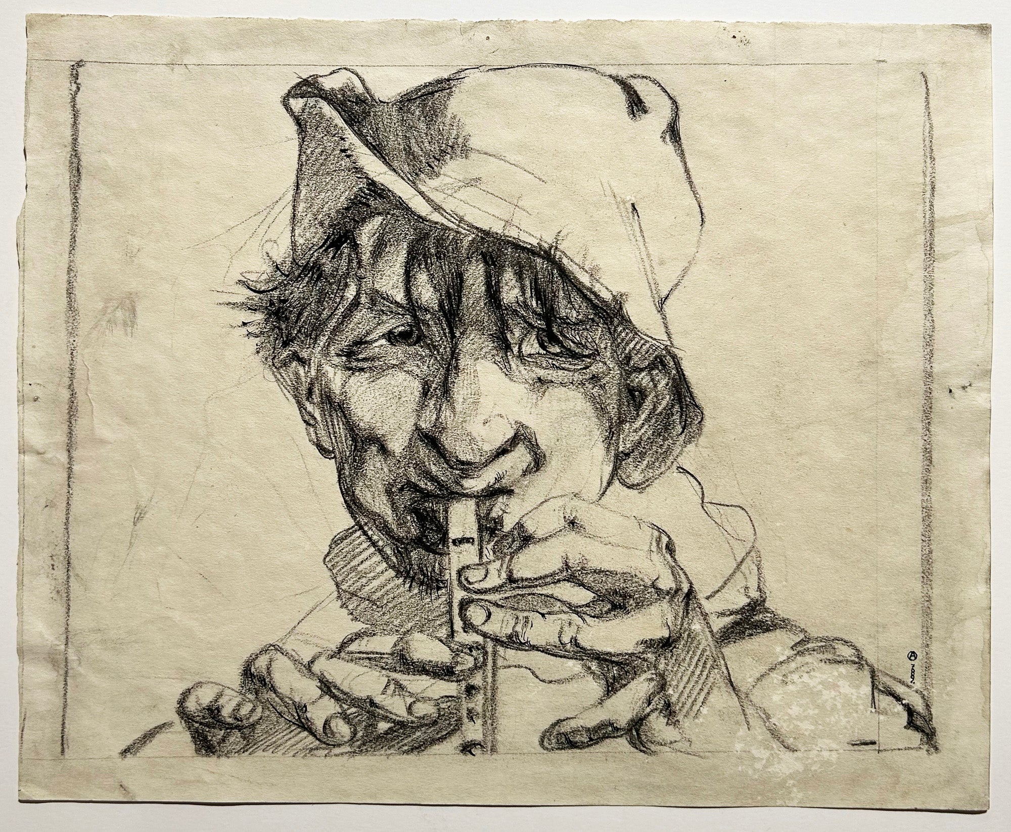 [Le flutiste]. Ost Alfred.