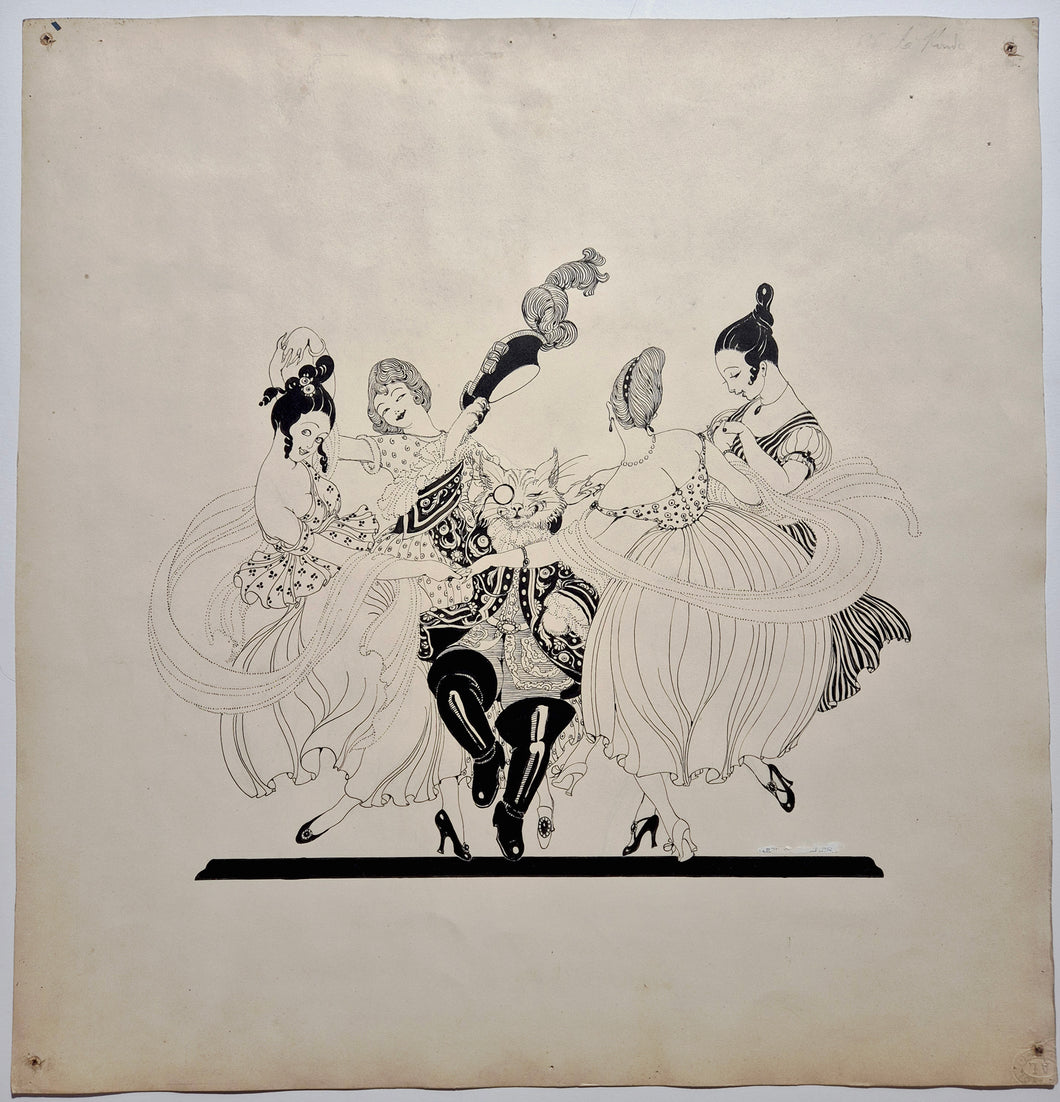 Ronde. Dessin de Gerda Wegener.