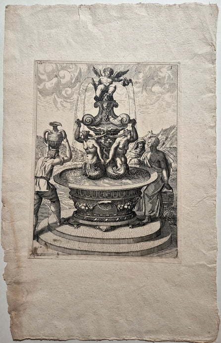 Fontaine aux sirènes. Bockler.