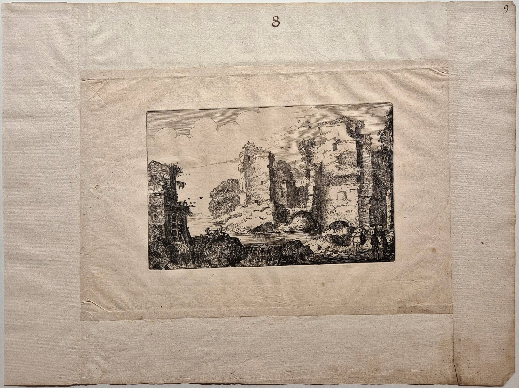 [Paysage de ruines]. Van de Velde.