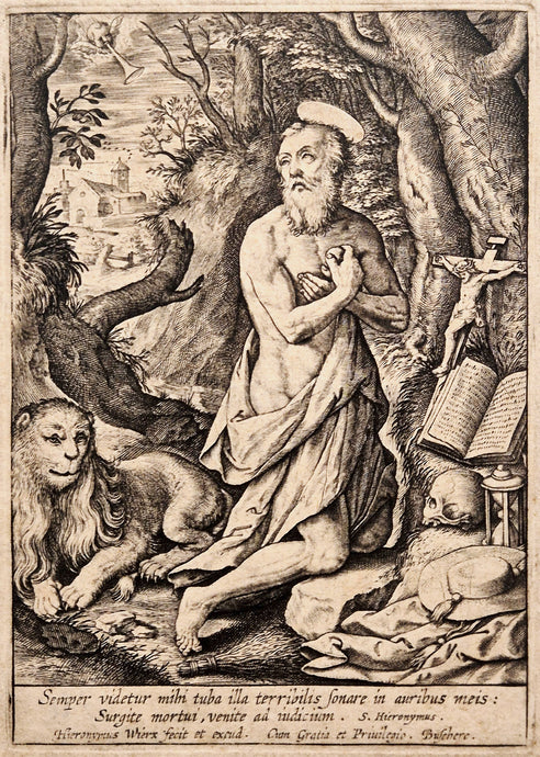 Saint Jérôme. Wierix.