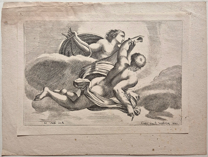 Apollon enlève Hyacinthe. Belly.