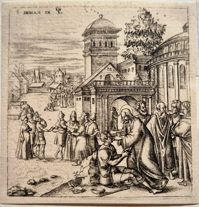 L'aveugle-né guéri par Jésus-Christ. Gaultier.