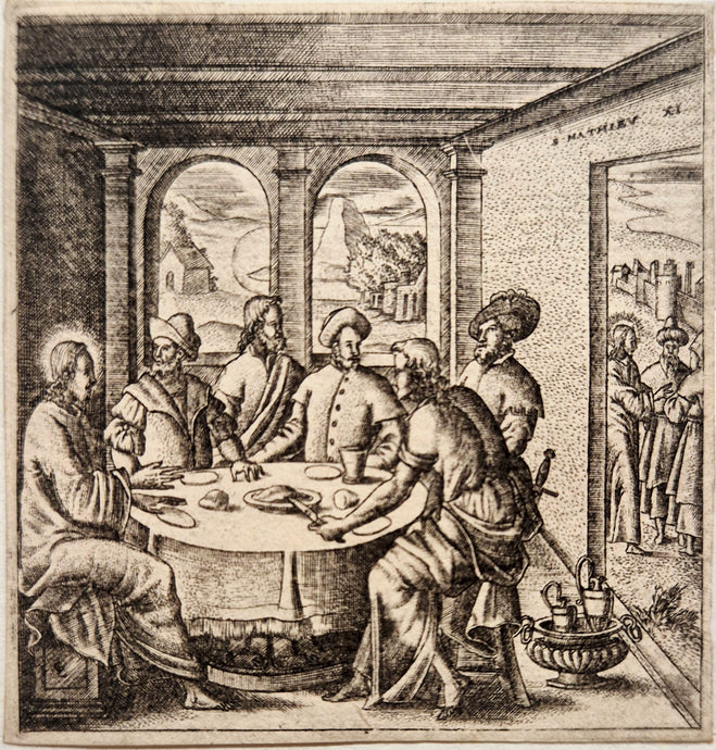 Jésus reçoit les envoyés de Saint-Jean. Gaultier.