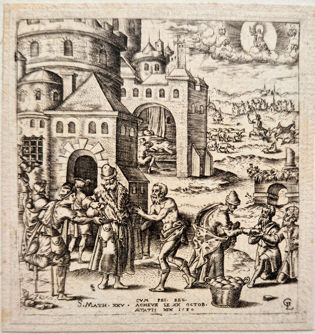 Jésus parle du dernier jugement. Gaultier.