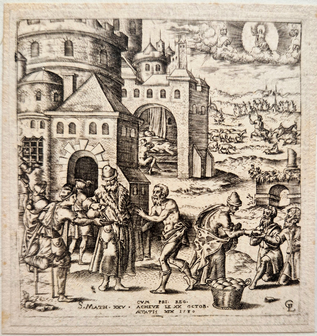 Jésus parle du dernier jugement. Gaultier.