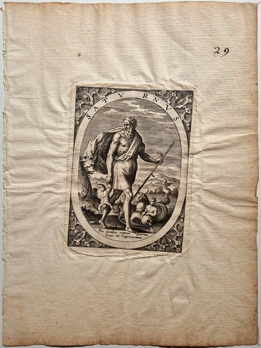 Saturnus. De Jode.