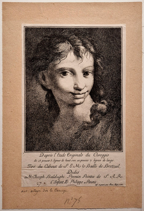 Portrait d'enfant. BOSSI. 