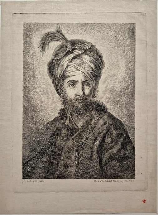 Homme en costume oriental. Humboldt.