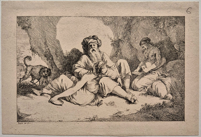Loth et ses filles. Lagrenee.