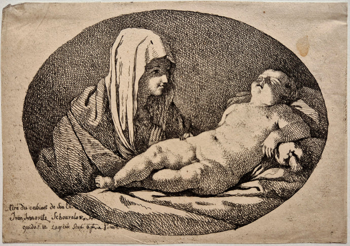 Le sommeil de Jésus. LAGRENEE.