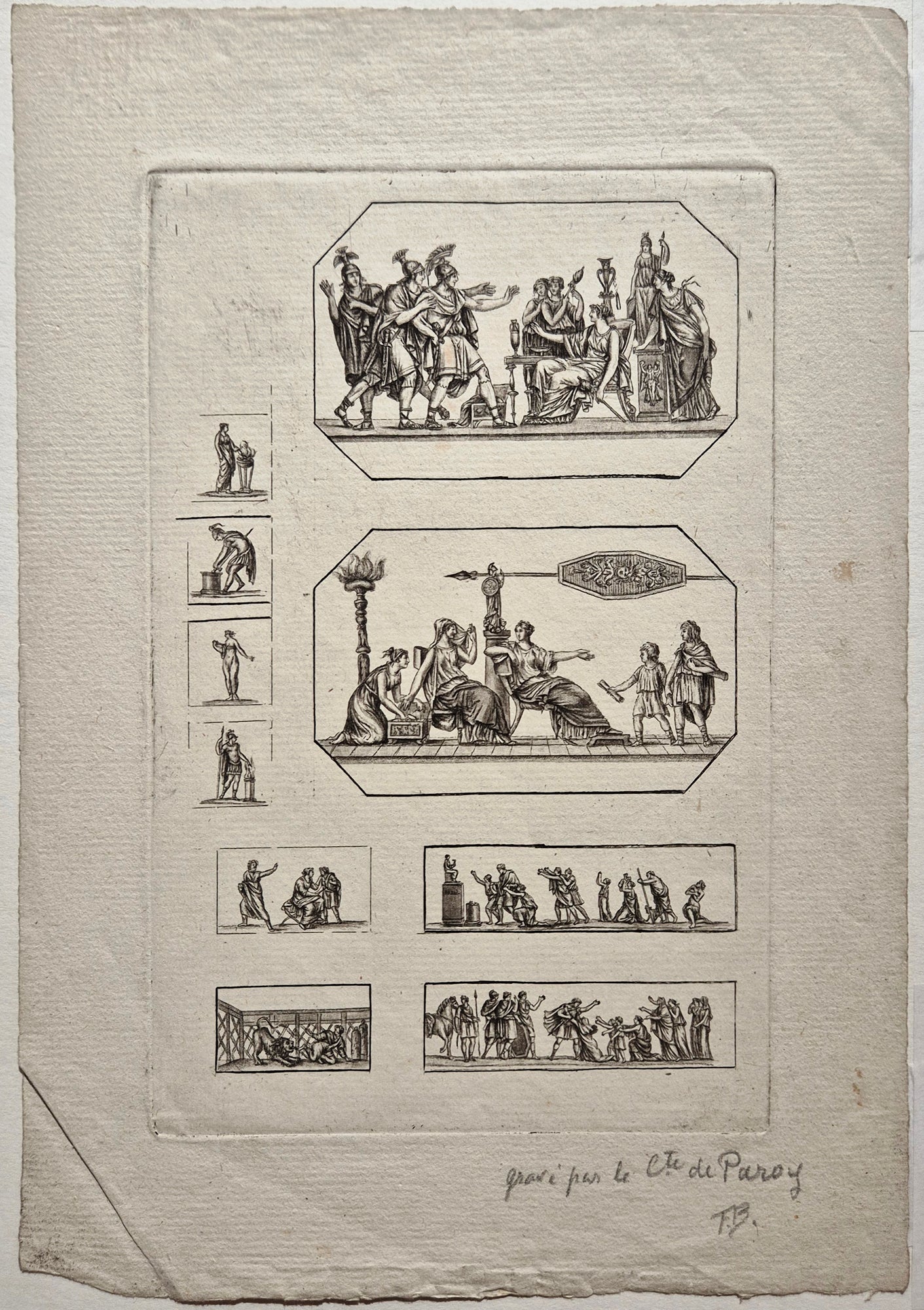 [Saynètes mythologiques] (10). Comte de Paroy.