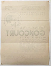Charger l'image dans la galerie, Affiche "Exposition Goncourt" pour le soixante quinzième anniversaire de la gazette des Beaux-Arts. 1933.

