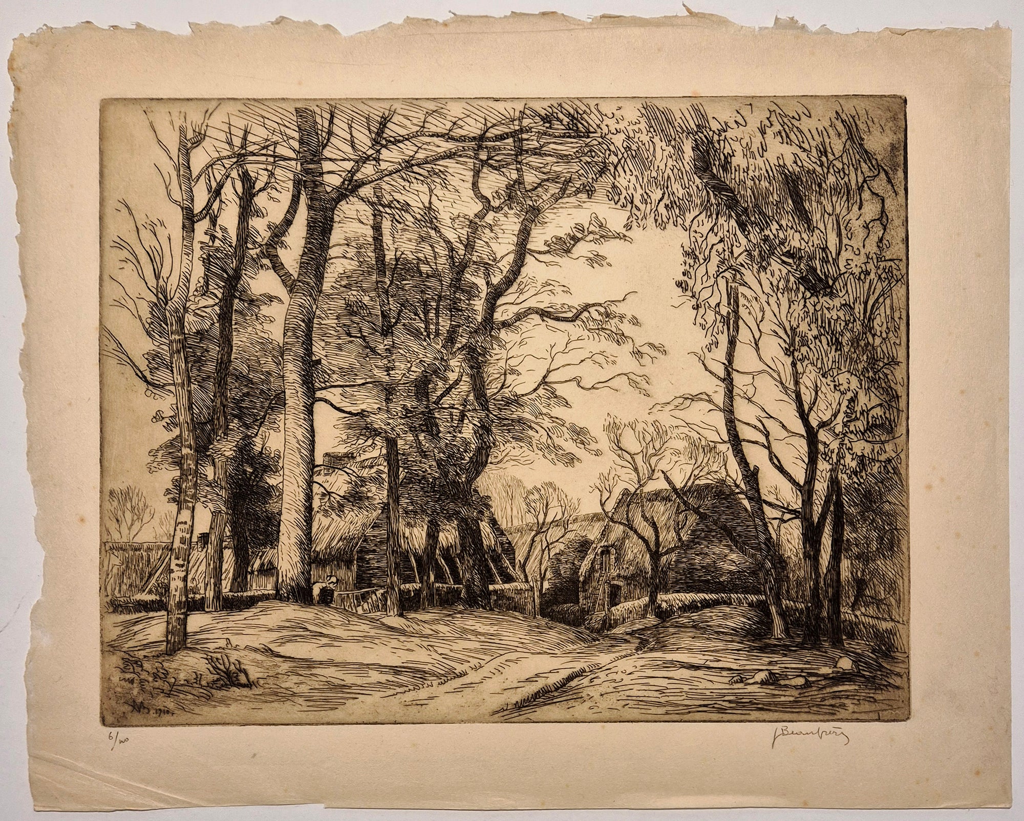 La ferme de Cotonard (29 Finistère). 1910.