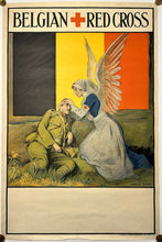 Charger l'image dans la galerie, L'Ange de la Croix-Rouge au chevet d'un soldat blessé. 1915.
