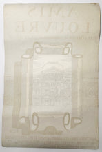 Charger l'image dans la galerie, Affiche publicitaire "Les Amis du Louvre pour la défense du patrimoine artistique français".  1956.
