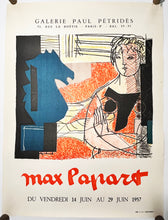 Charger l'image dans la galerie, Affiche d'exposition "Max Papart" à la galerie Paul Pétrides. 1957.
