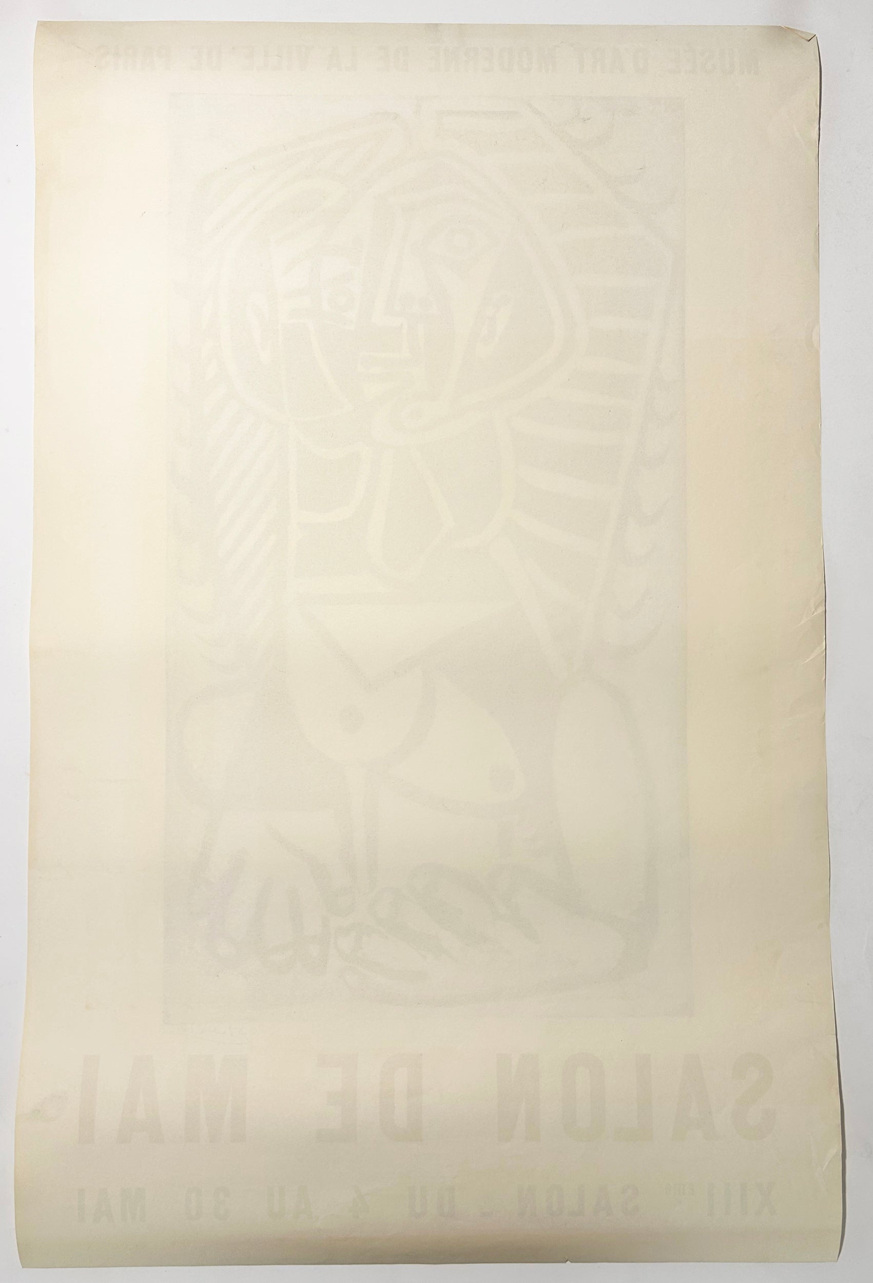Affiche XIIIeme Salon de Mai. 1957.
