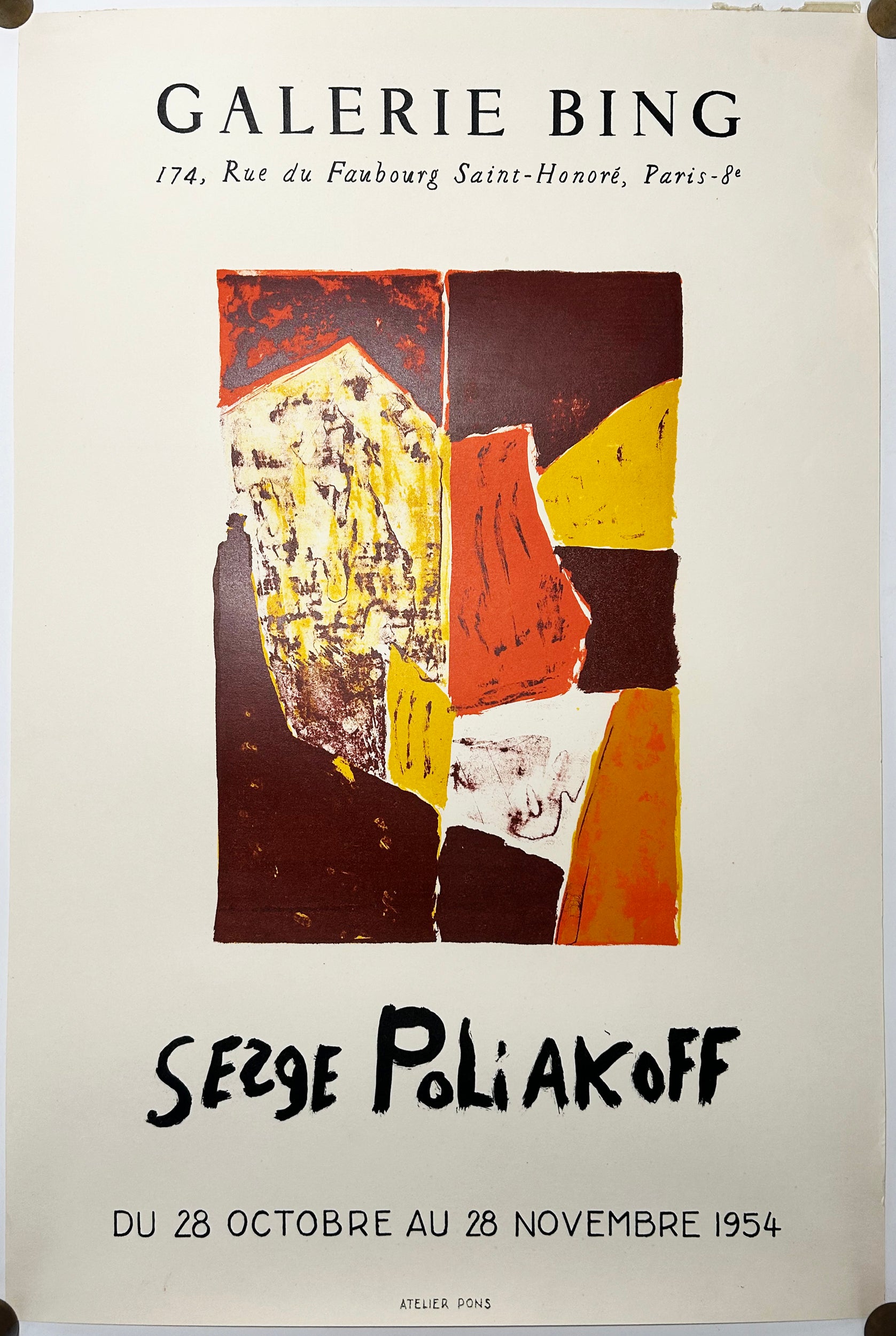 Affiche d'exposition 