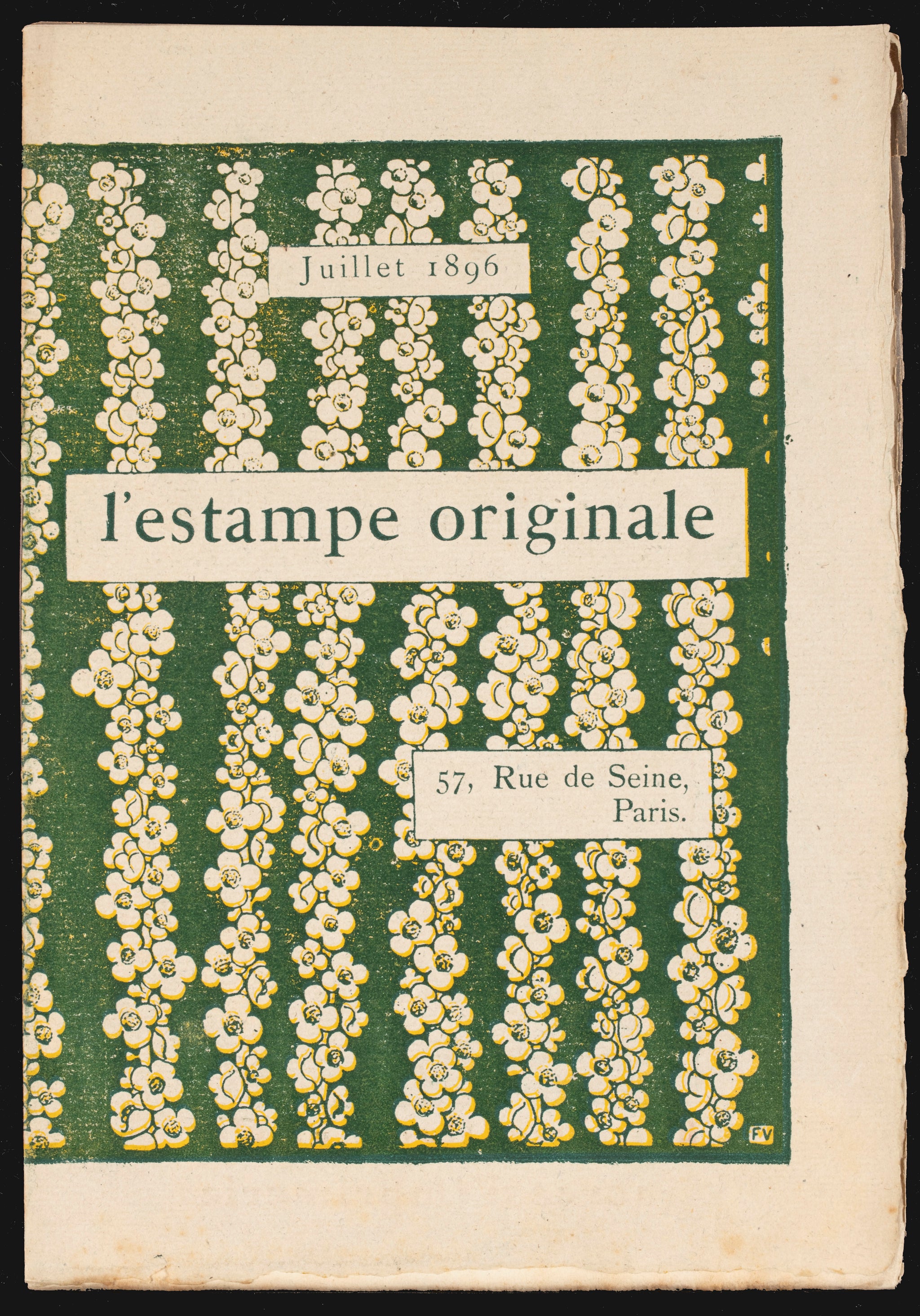 Petit Journal de L'Estampe Originale, 57 rue de Seine, Paris. Juillet