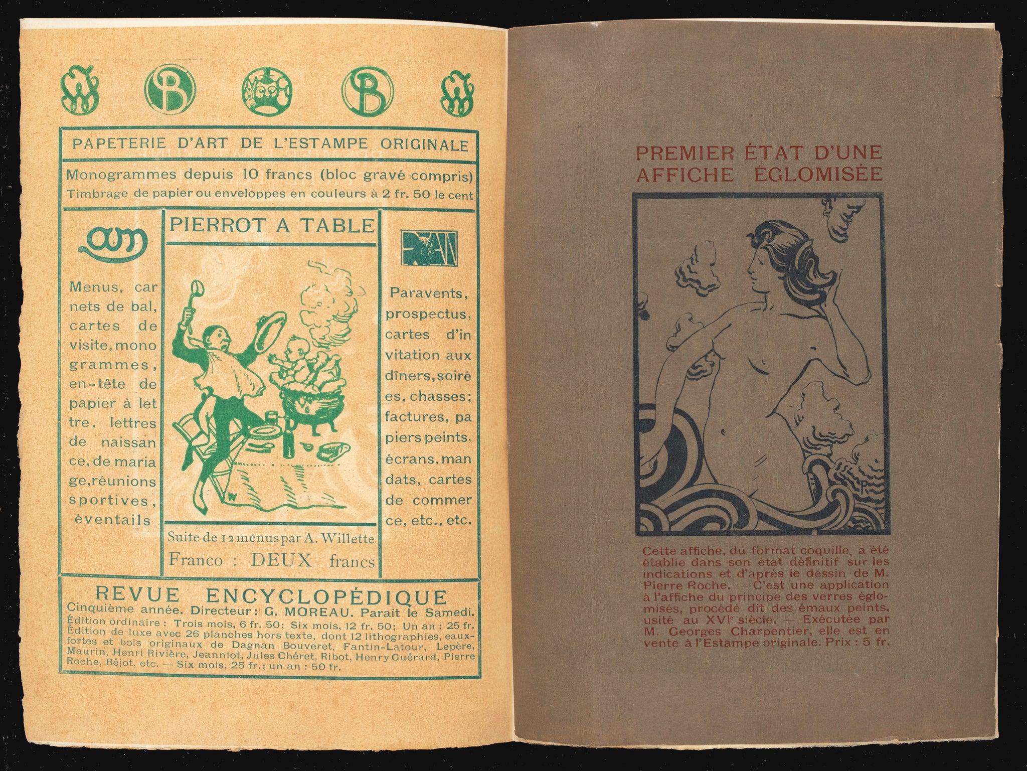 Petit Journal de L'Estampe Originale, 57 rue de Seine, Paris. Juillet