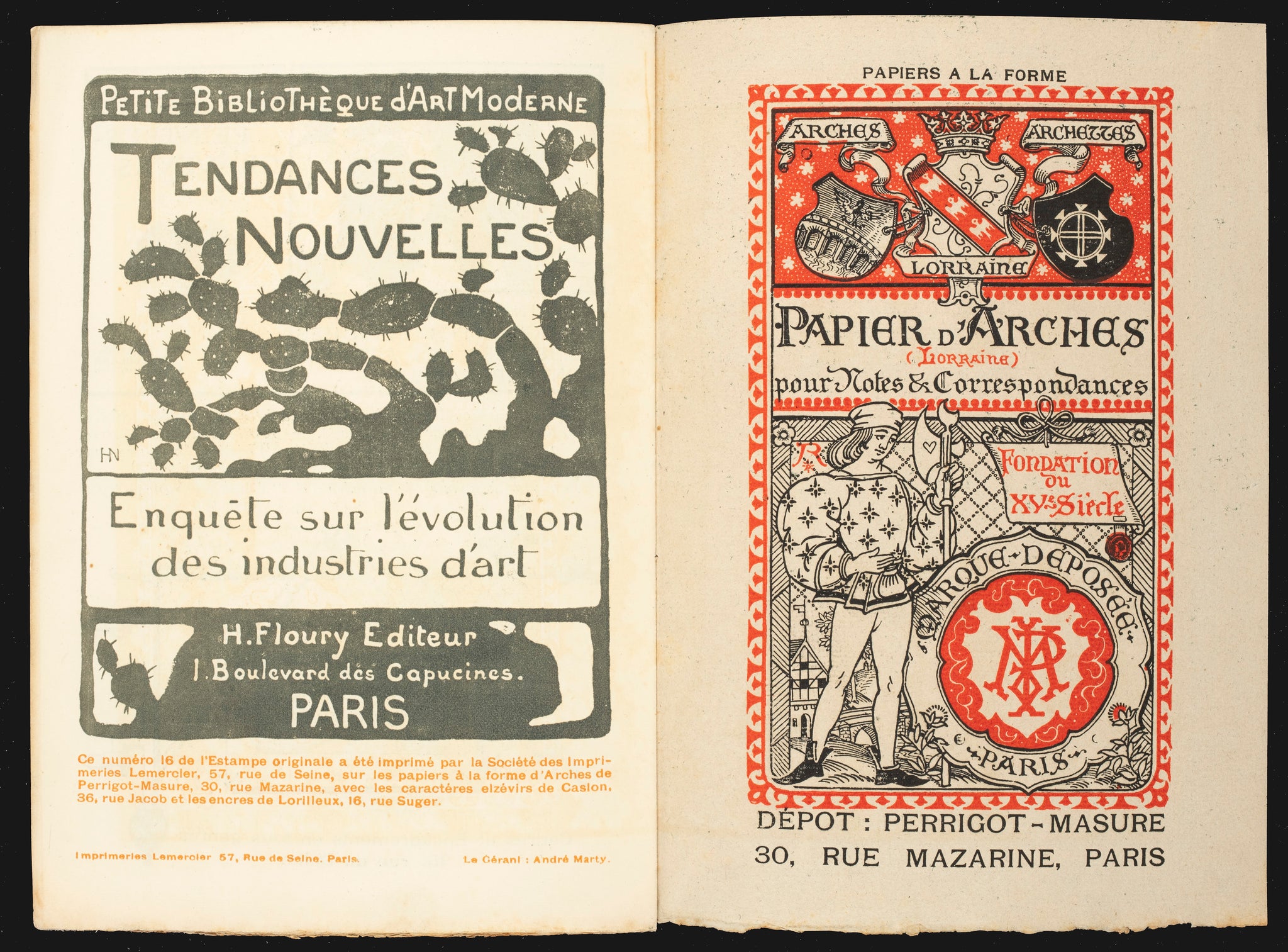 Petit Journal de L'Estampe Originale, 57 rue de Seine, Paris. Juillet