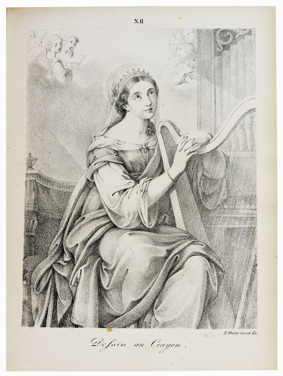 COLLECTION de plusieurs essais en DESSINS ET GRAVURES pour servir de Supplément à l’Instruction pratique DE LA LITHOGRAPHIE par Aloys Senefelder.[s. l.] 1819 [s. n.].