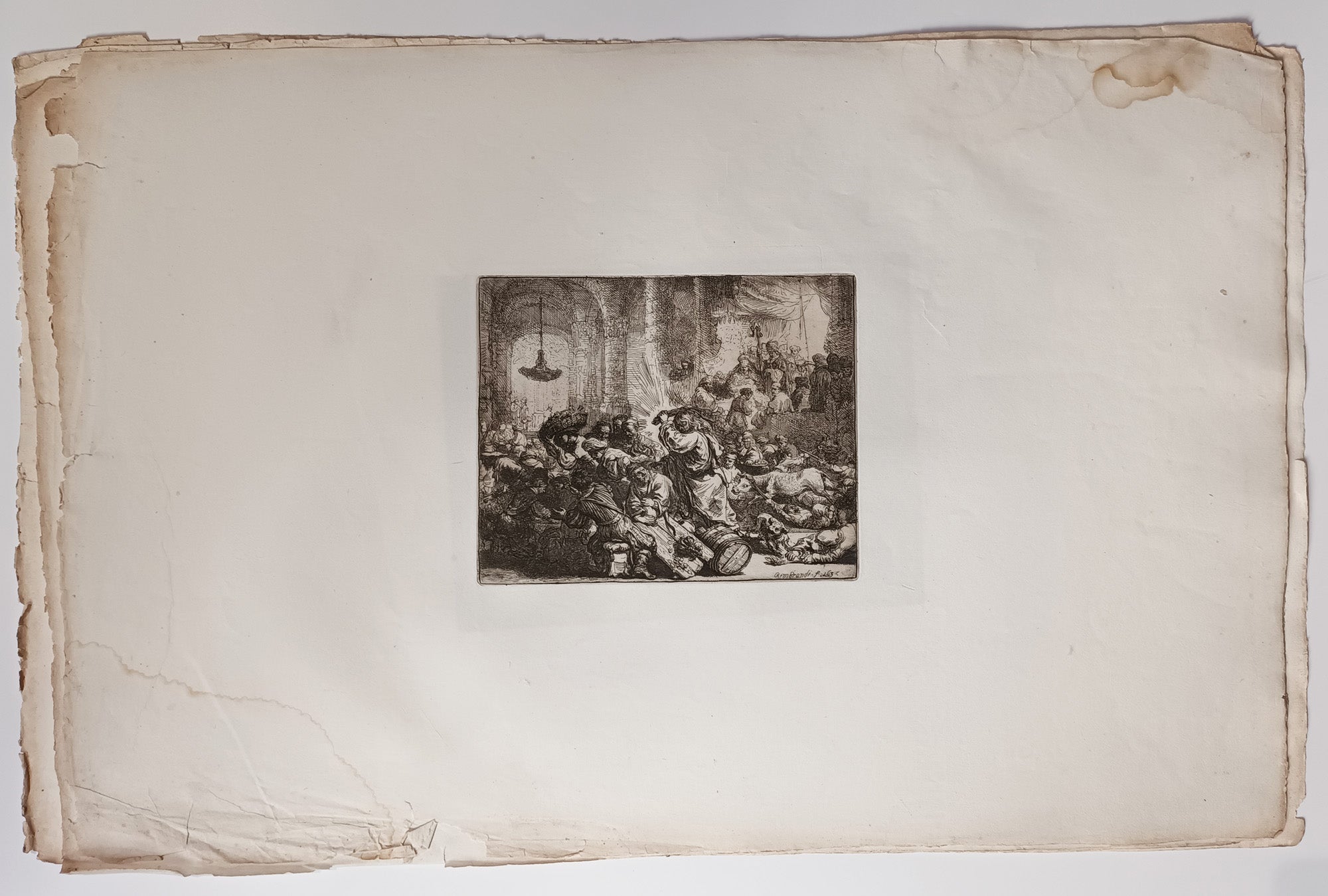 RARE ALBUM D'EAUX-FORTES DE REMBRANDT - Rembrandt, sa vie et ses œuvres. Paris, Ferdinand Sartorius éditeur, s.d. [vers 1843-1846].