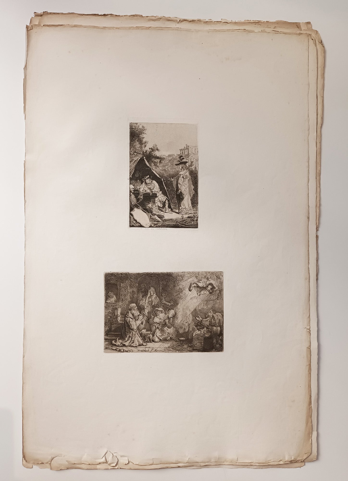 RARE ALBUM D'EAUX-FORTES DE REMBRANDT - Rembrandt, sa vie et ses œuvres. Paris, Ferdinand Sartorius éditeur, s.d. [vers 1843-1846].