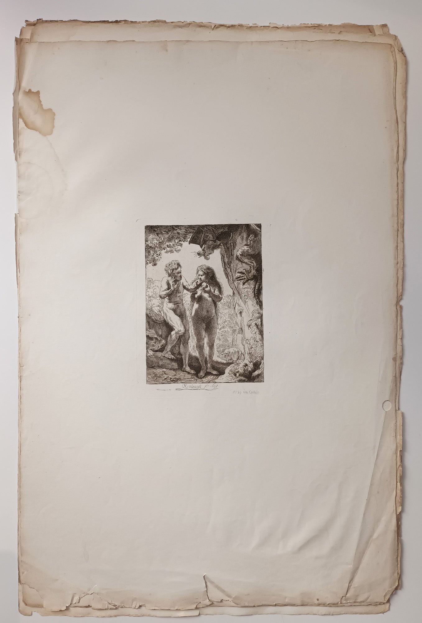 RARE ALBUM D'EAUX-FORTES DE REMBRANDT - Rembrandt, sa vie et ses œuvres. Paris, Ferdinand Sartorius éditeur, s.d. [vers 1843-1846].