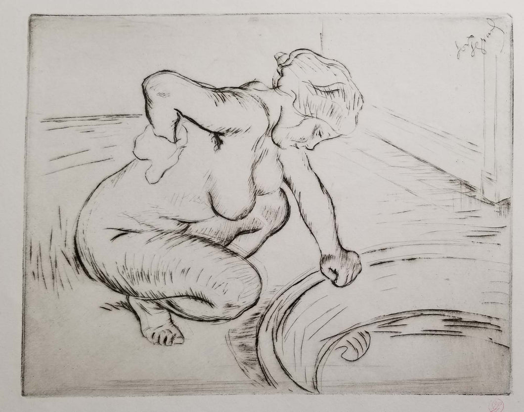 Femme à sa toilette. 1912.