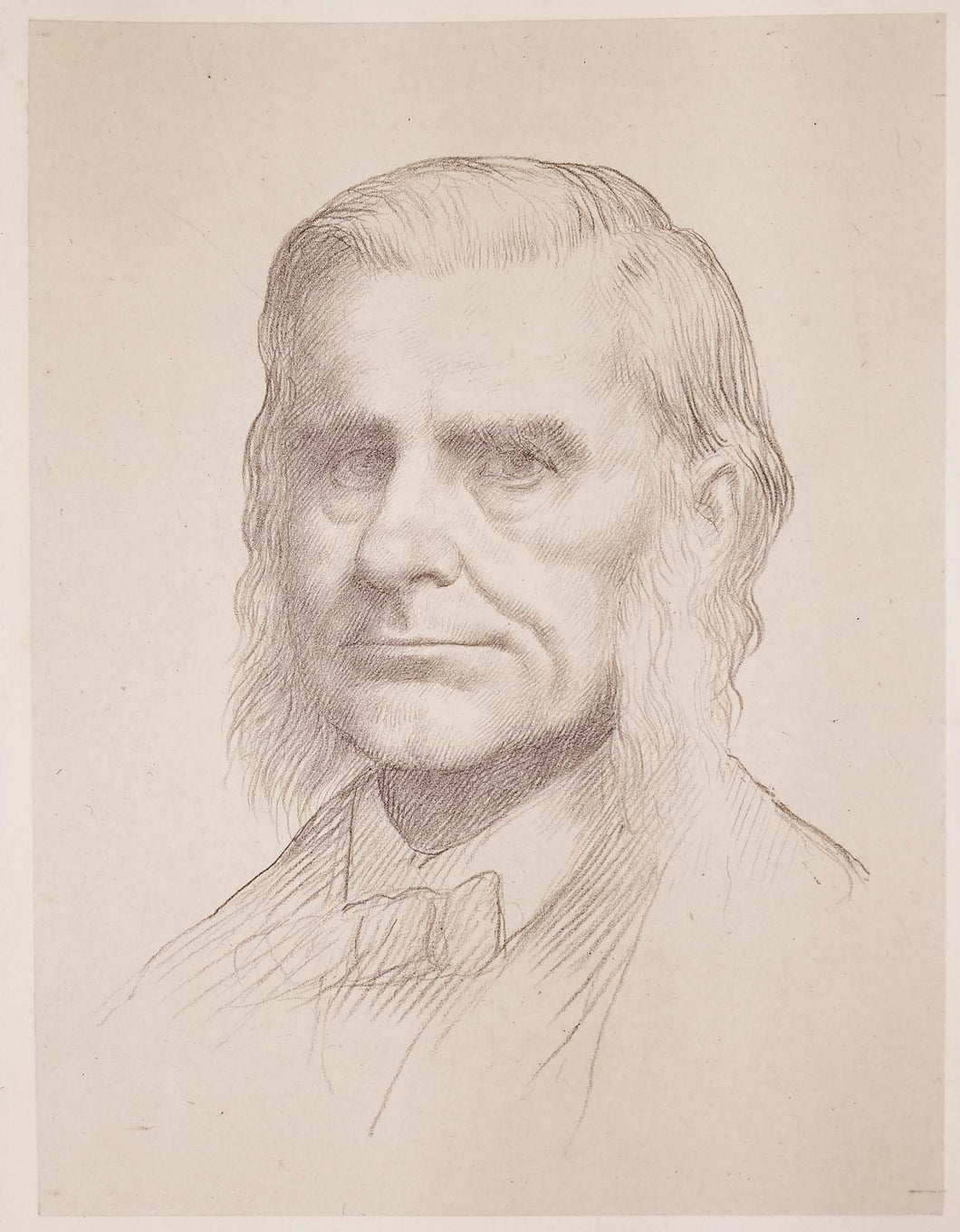 Portrait du professeur Huxley. 1891.