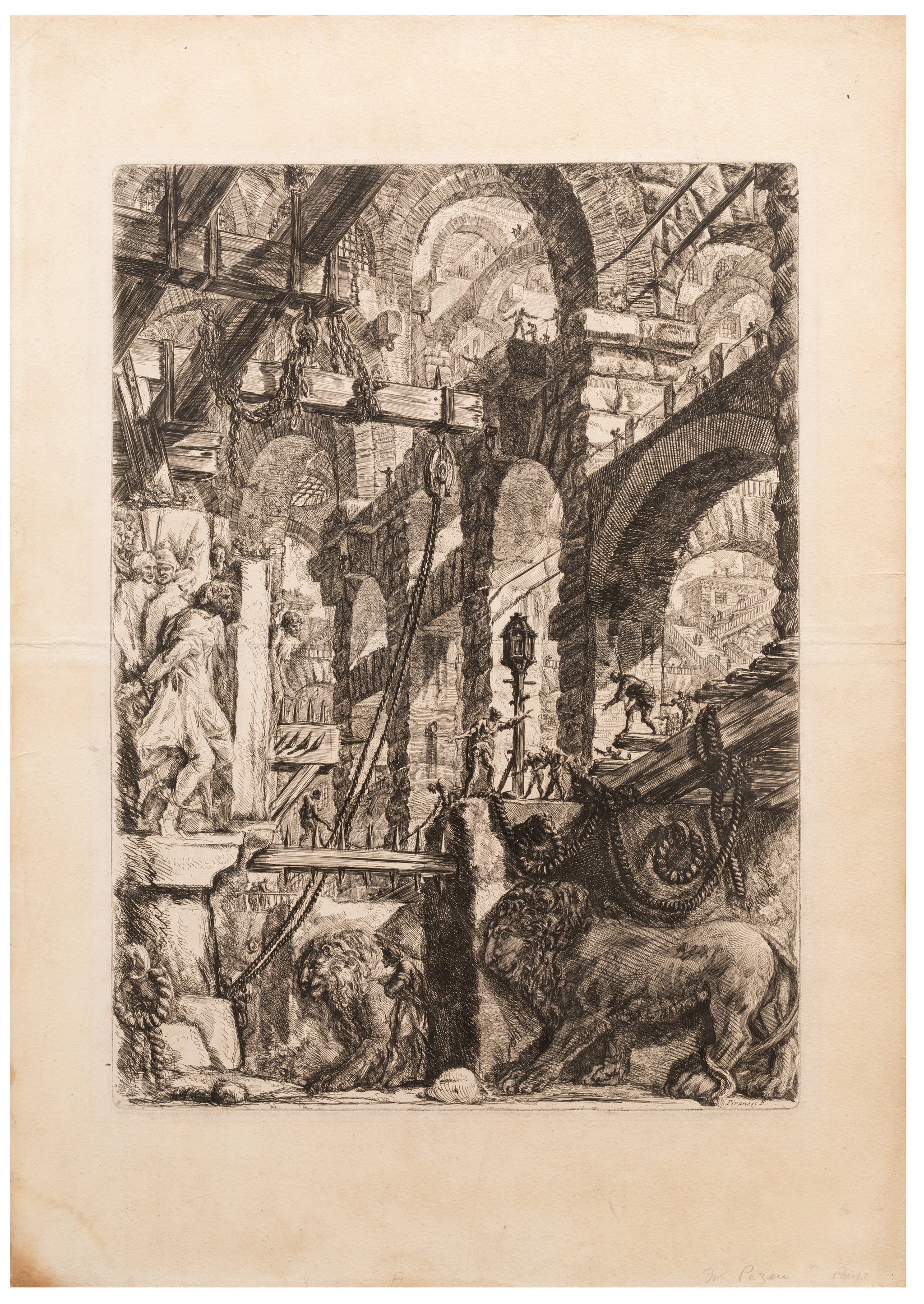 Le bas-relief aux lions. Planche V de la suite 