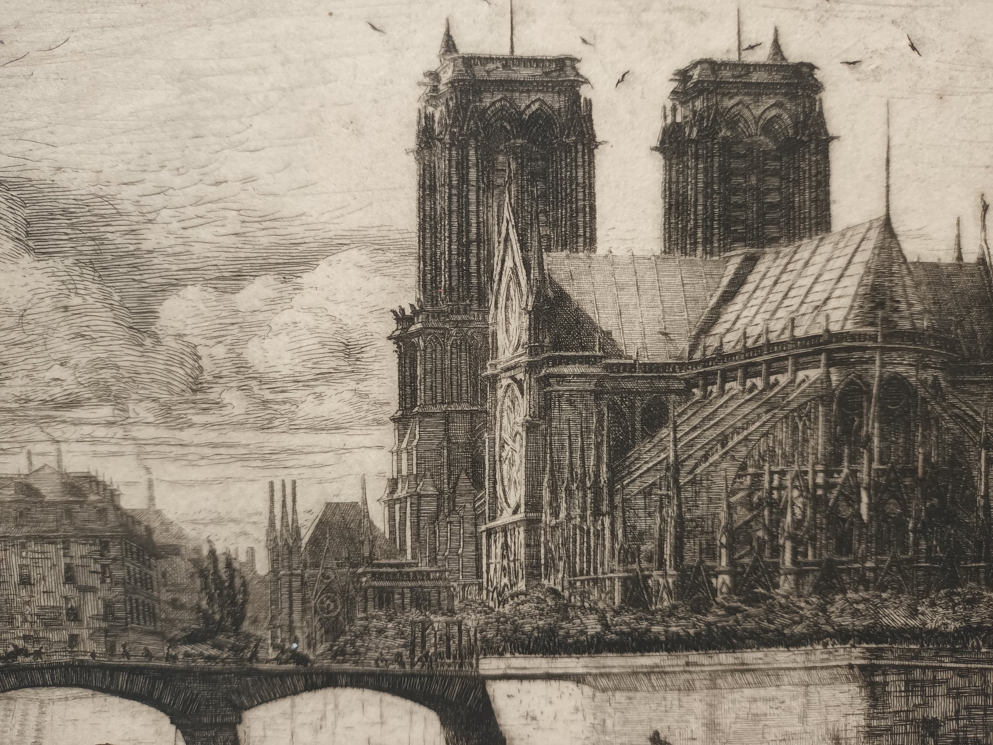 L'Abside de Notre-Dame de Paris, 1854