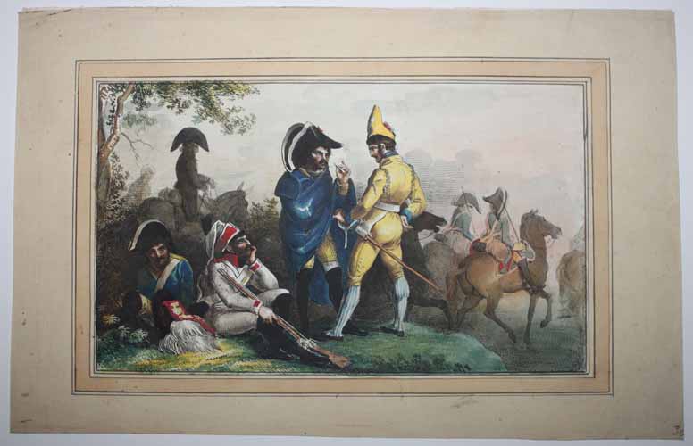 [Militaires au repos].