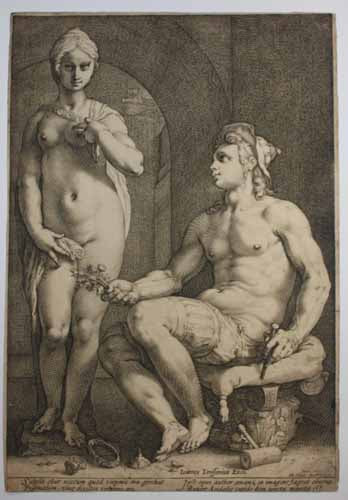 Pygmalion et la statue de Galathée. 