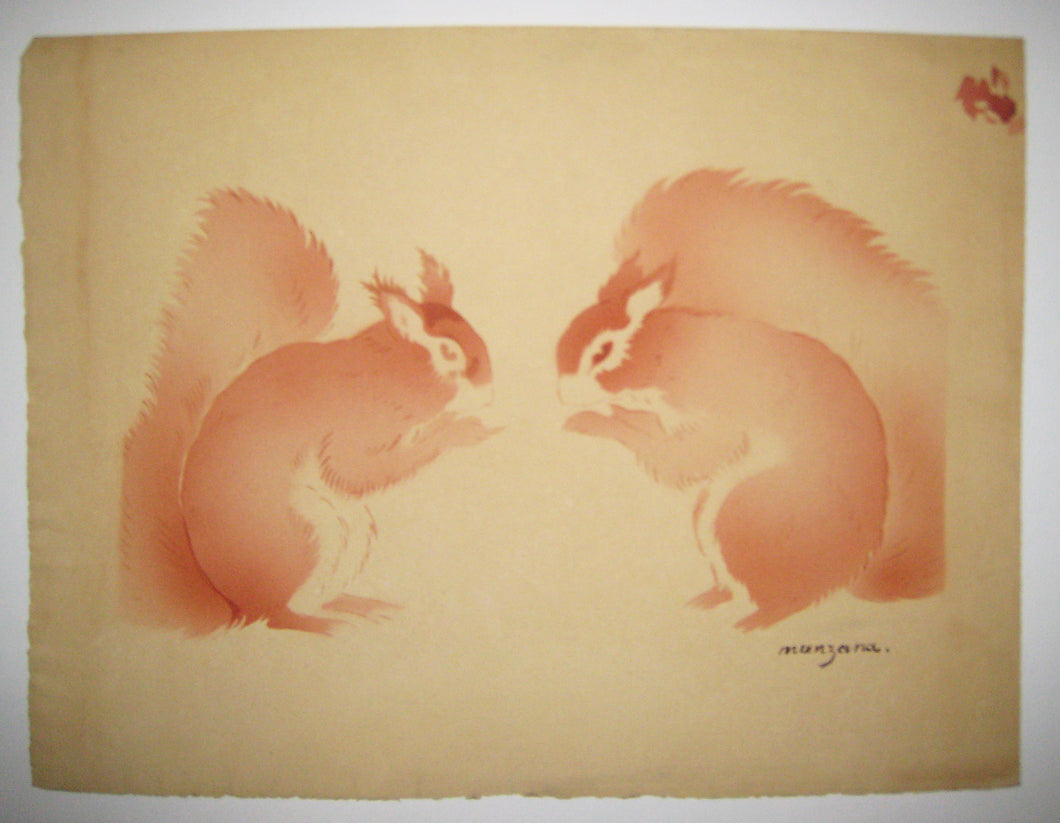 Couple d'écureuils.