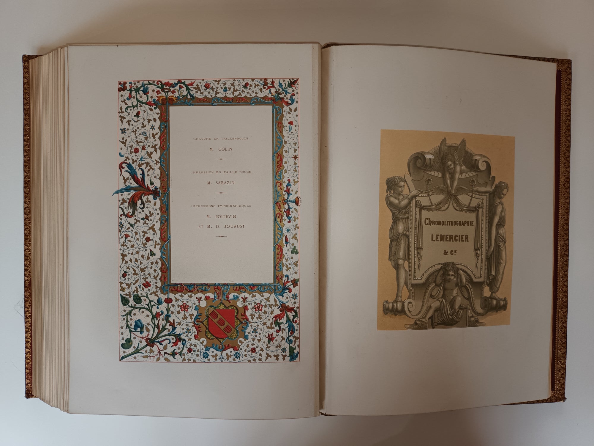 Œuvre de Jehan Foucquet. Heures de Maistre Etienne Chevalier.1866-1867.